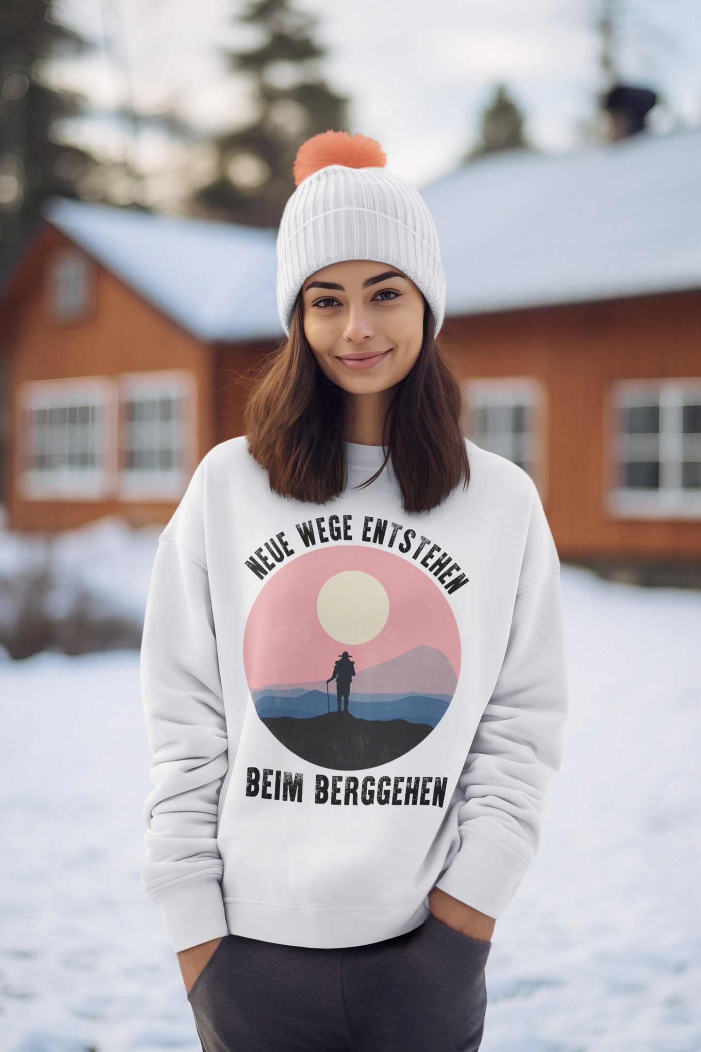 NEUE WEGE ENTSTEHEN BEIM BERGGEHEN - Unisex Pullover