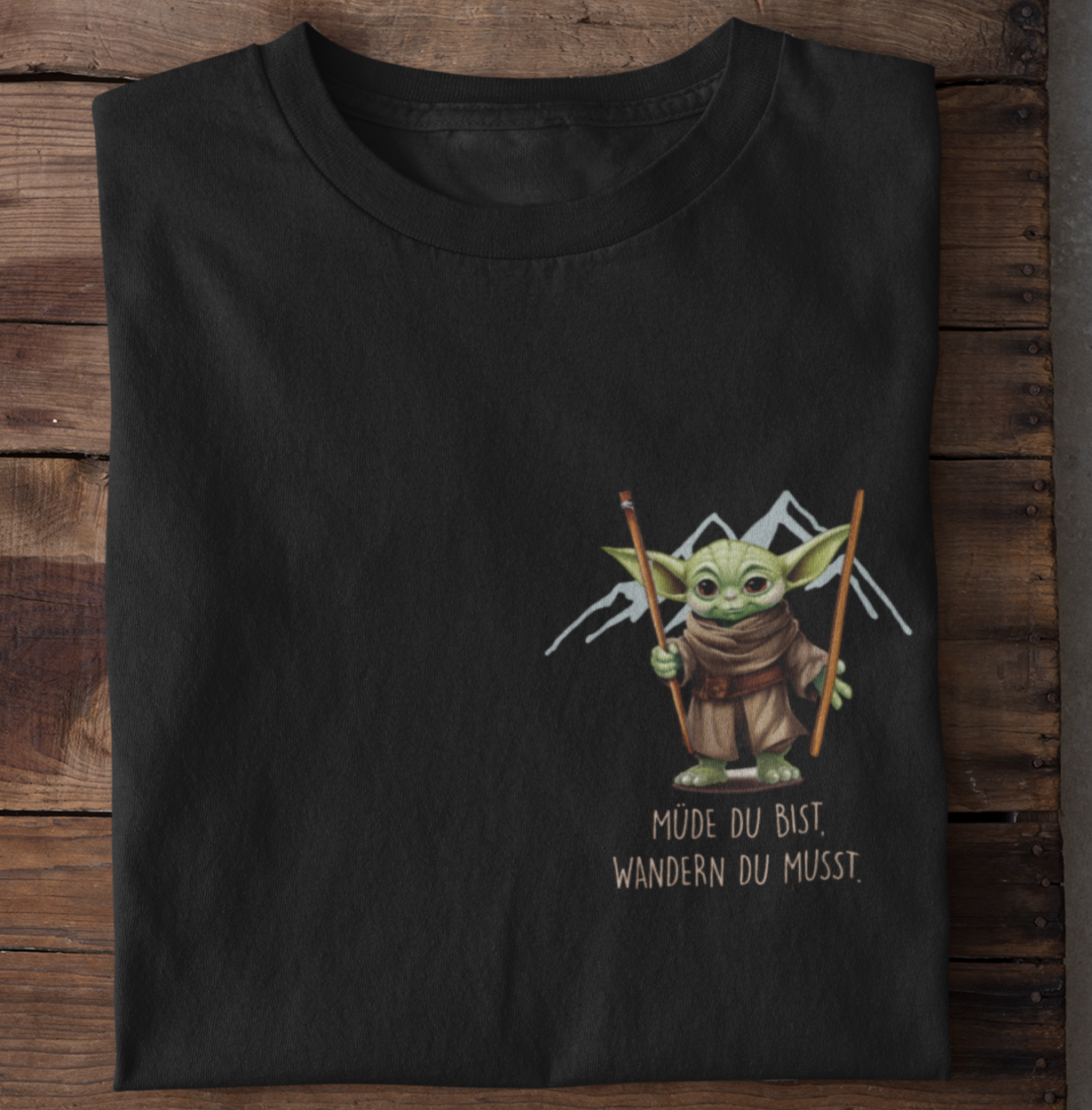 MÜDE DU BIST, WANDERN DU MUSST - Unisex Premium Organic Shirt