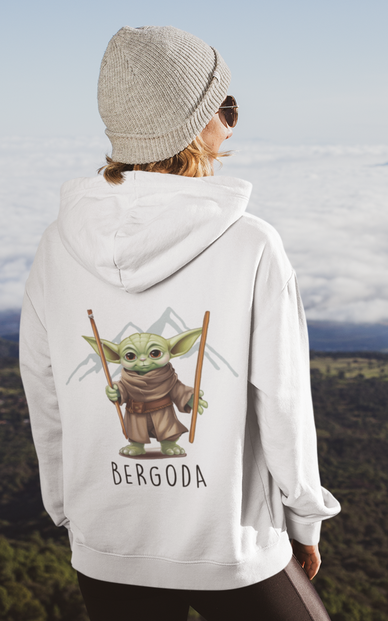 BERGODA - Hoodie Unisex Rückendruck