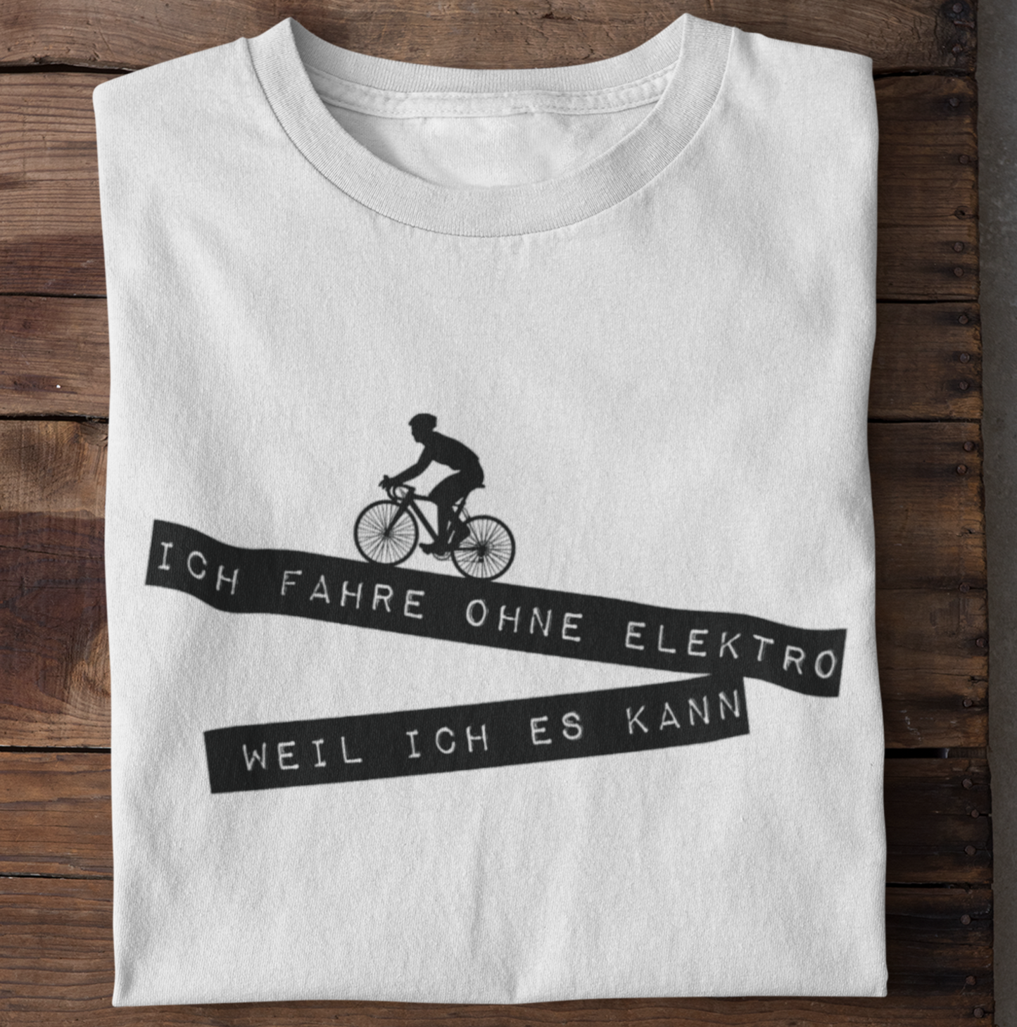 ICH FAHRE OHNE ELEKTRO - Unisex Premium Organic Shirt