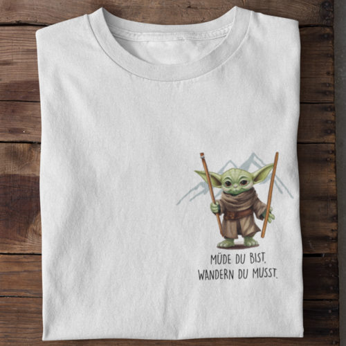 MÜDE DU BIST, WANDERN DU MUSST - Unisex Premium Organic Shirt