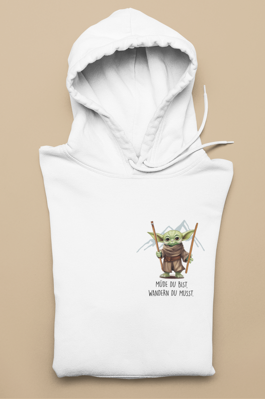 MÜDE DU BIST, WANDERN DU MUSST - Hoodie Unisex Brust